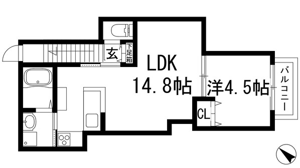 中山荘園LOHAUSの物件間取画像